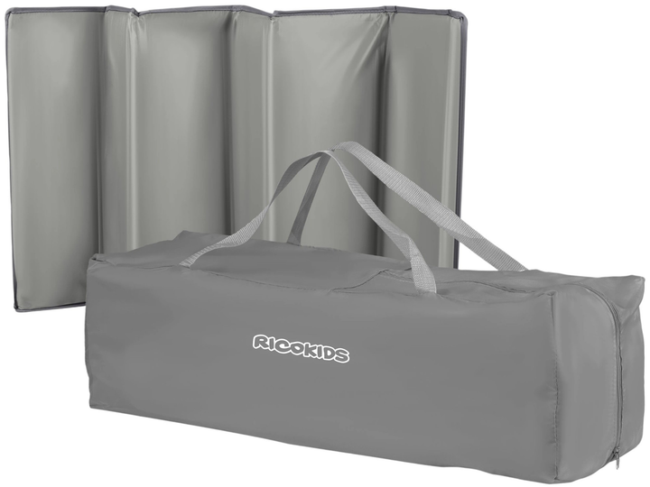 Дорожнє ліжечко Ricokids RK-242 сіре (5903890606268) - зображення 6