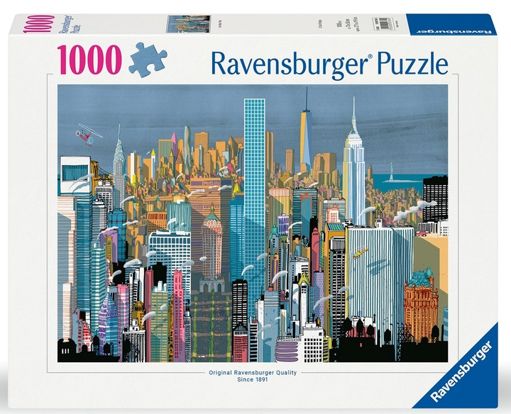Puzzle Ravensburger Jestem Nowym Jorkiem 70 x 50 cm 1000 elementów (4005555007845) - obraz 4