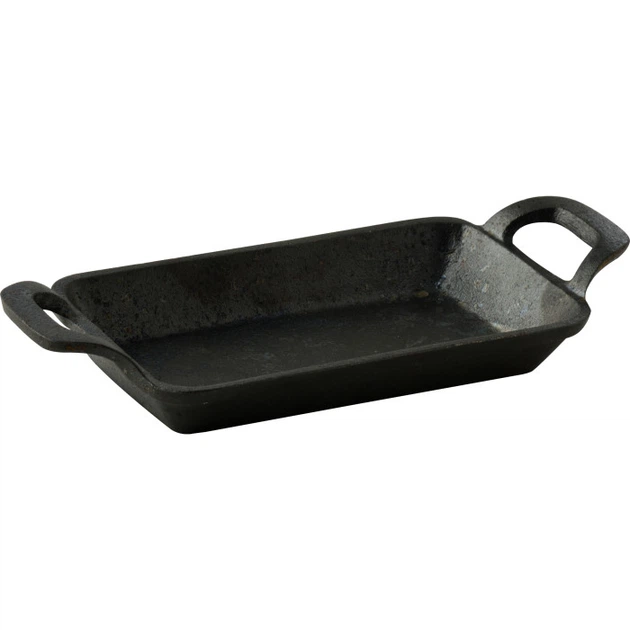 Чавунна мініформа з серверовочною дошкою MasterPro Foodies cook&share 17x10 см (BGMP-3807-EM) - зображення 5