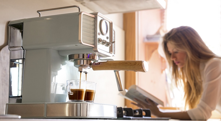 Ekspres do kawy kolbowy Cecotec Power Espresso 20 Tradizionale Jasnoniebieski - obraz 4