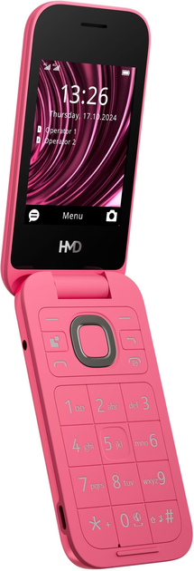 Мобільний телефон HMD 2660 4G Flip DS Red (6438409101525) - зображення 3