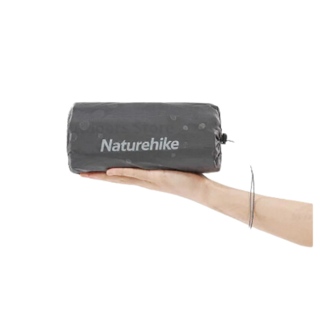 Матрац туристичний надувний одномісний Naturehike CNH22DZ018, надлегкий, 183х58х7 см, зелений, для туризму із мішком для надування - зображення 6