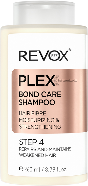 Szampon Revox B77 Plex Bond Care Krok 4 nawilżający i wzmacniający włosy 260 ml (5060565104921) - obraz 1