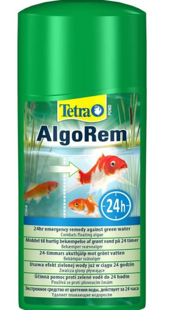 Środek usuwający glony zielone Tetra Pond AlgoRem 500 ml (4004218143715) - obraz 1