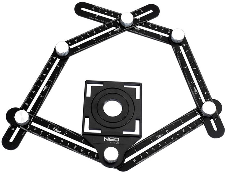 Лінійка NEO Tools кутова 6 рукавів 72-351 (5907558458794) - зображення 5