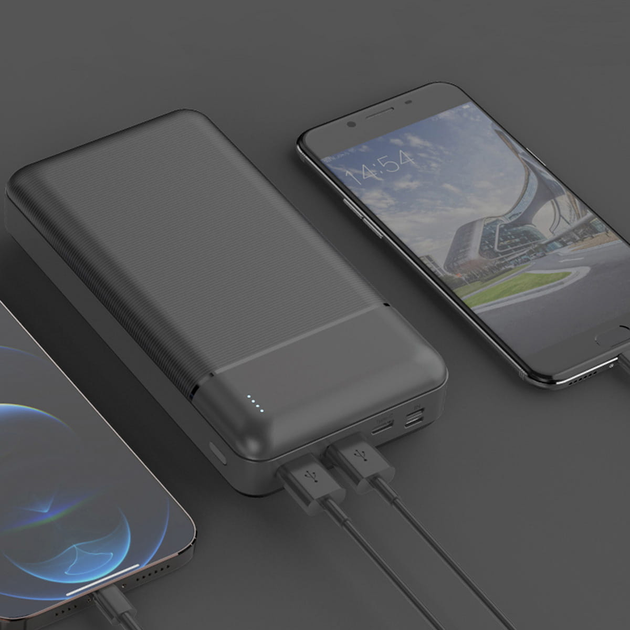 Powerbank Platinet 30000 mAh 10W Black (PMPB30W707B) - obraz 7