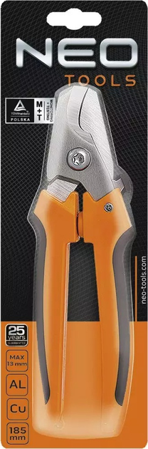 Obcinak do kabli NEO Tools do miedzianych i aluminiowych przewodów 185 mm 01-510 (5907558405361) - obraz 2