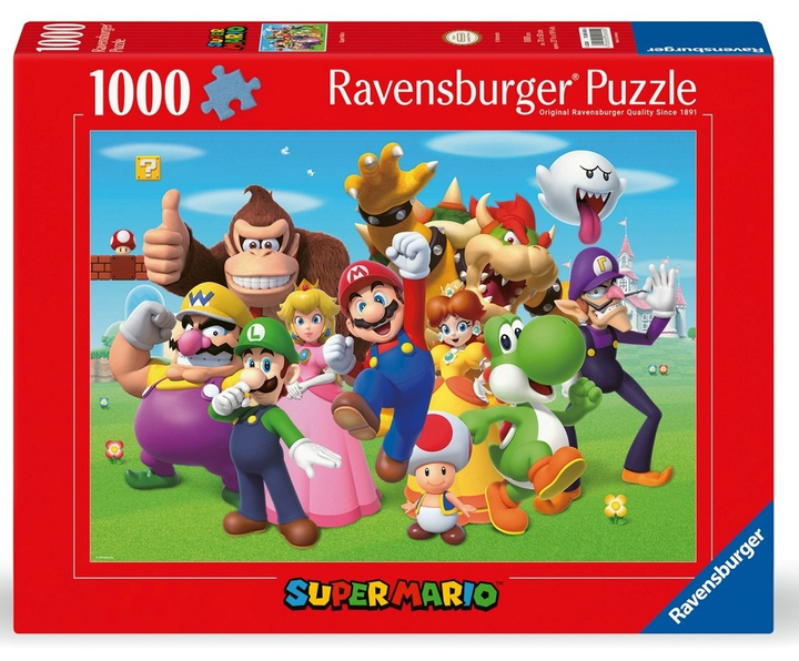 Пазл Ravensburger Супер Маріо 70 x 50 см 1000 деталей (12000455) (4005555004554) - зображення 3