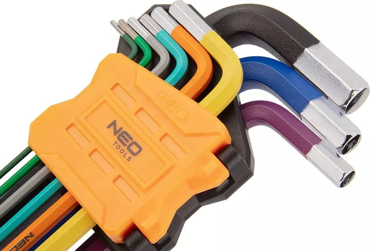 Klucze imbusowe NEO Tools 1.5-10 mm 9 szt 09-512 (5907558403404)   - obraz 4