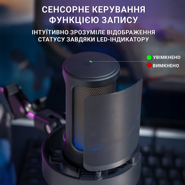 Микрофон конденсаторный Fifine A8T USB Black - Фото 9 Микрофон конденсаторный Fifine A8T USB Black - изображение 9