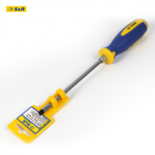 Отвертка S&R SL6,5x150 мм ударная (250283156) - Фото 4 Отвертка S&R SL6,5x150 мм ударная (250283156) - изображение 4