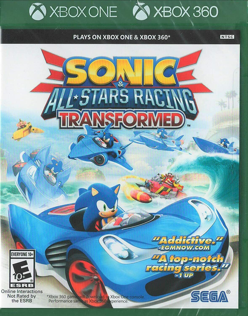 Гра для Xbox 360 / Xbox One - Sonic & All-Stars Racing Transformed (Blu-ray Disc) (0010086680638) - зображення 1