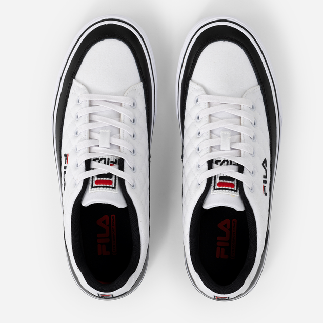 Мужские кеды низкие Fila FFM0416-13036 41 26 см White/Black (8720905115914) - изображение 4