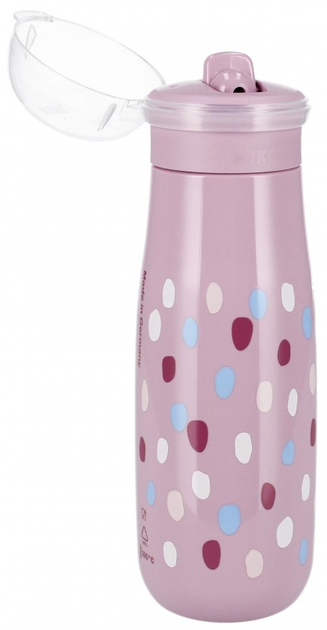 Kubek Nuk Mini-Me Flip 12 m Różowy 450 ml (4008600443124) - obraz 3