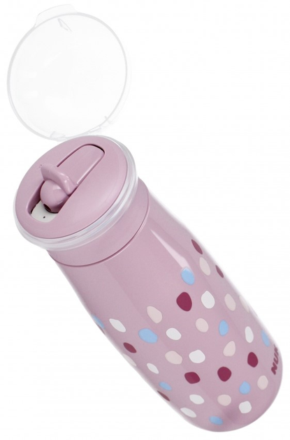 Kubek Nuk Mini-Me Flip 12 m Różowy 450 ml (4008600443124) - obraz 4