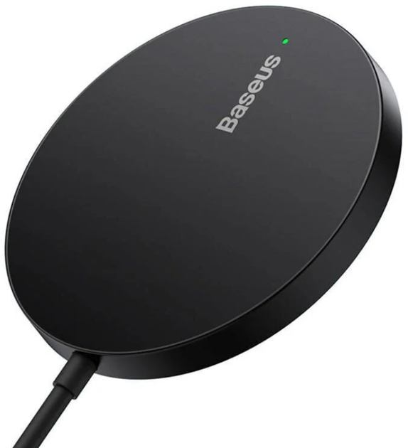 Беспроводное зарядное устройство Baseus Simple Mini3 Magnetic Wireless Charger 15W Silver (CCJJ040012) - Фото 1 Беспроводное зарядное устройство Baseus Simple Mini3 Magnetic Wireless Charger 15W Silver (CCJJ040012) - изображение 1