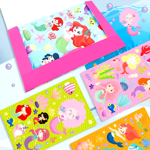 Набор многоразовых наклеек Keybaby с большой сценой для творчества Animals (JDT-0846577) - изображение 3