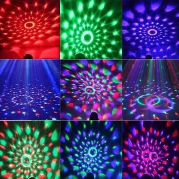 Светодиодная лампа на подставке шар Rgb mp3 с пультом диско лампа ночник со светомузыкой - изображение 5