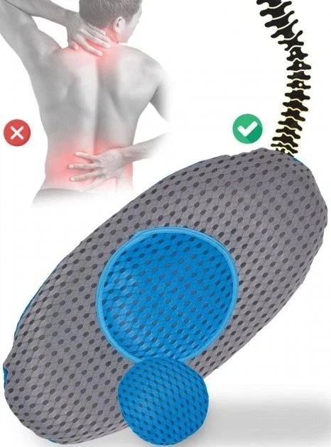 Ортопедическая подушка под спину Back Support Pillow Comfy Curve. Удобная подушка под поясницу LY-27 - изображение 10