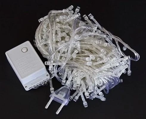Гірлянда Нитка RD-7141 новорічна 18 м 200 Led внутрішня колір мікс чорний провід - зображення 2