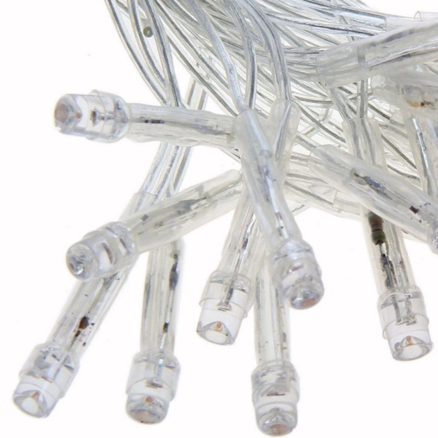 Гірлянда Штора від мережі 2х1, 5м, 320 LED, Водоспад, Різнокольоровий / Світлодіодна гірлянда на вікно - зображення 6