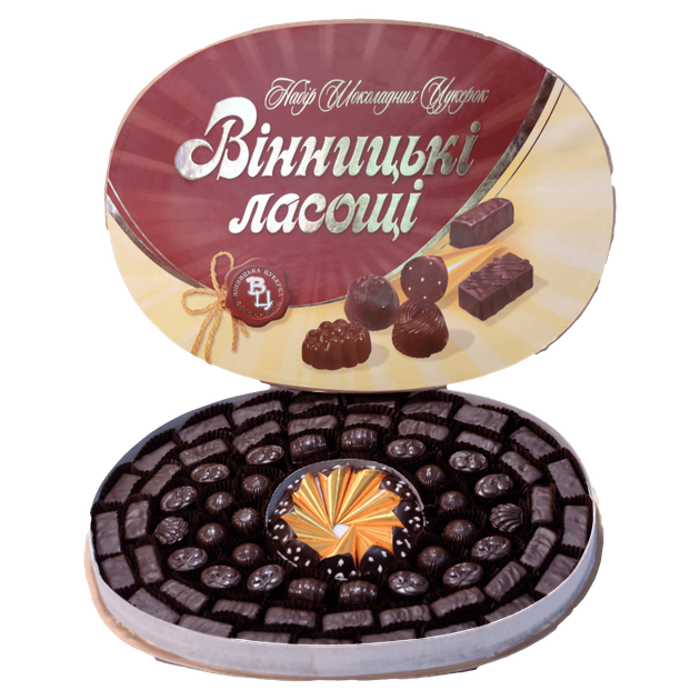 Набор конфет Винницкие лакомства Вінницька цукерка 950 г - изображение 2
