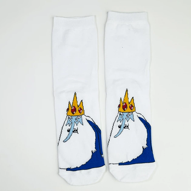 Шкарпетки довгі унісекс Adventure Time (Ice King) 36-43 - Фото 2 Шкарпетки довгі унісекс Adventure Time (Ice King) 36-43 - изображение 2