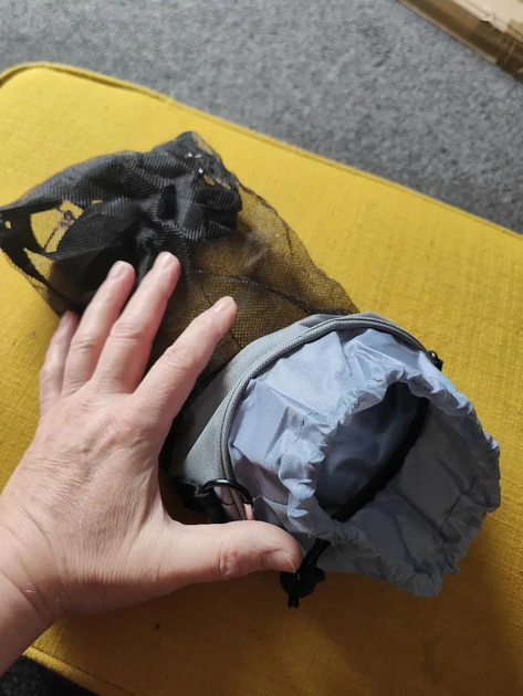 Сумка для прищепок 11.8х7.9 см Серая (PEGBAG-GREY) - Фото 6 Сумка для прищепок 11.8х7.9 см Серая (PEGBAG-GREY) - изображение 6