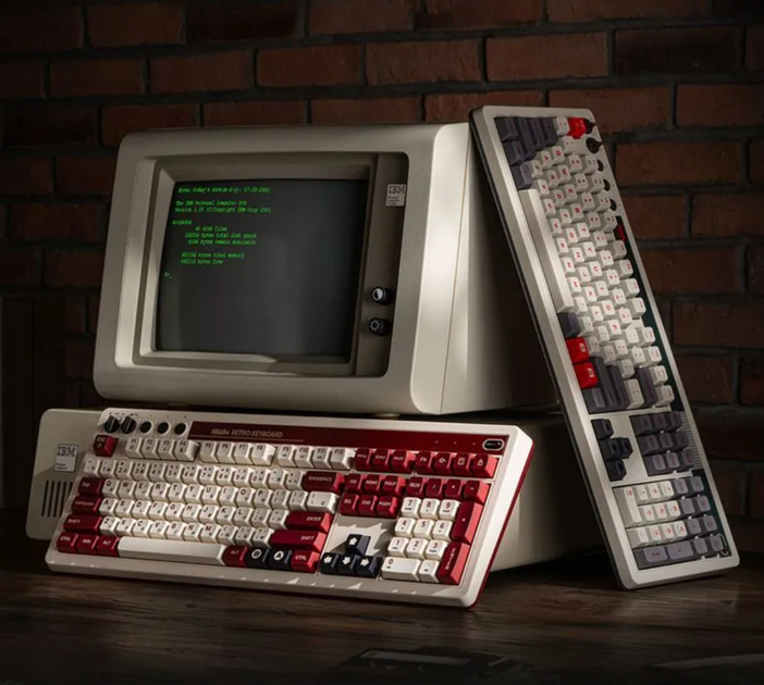 Механічна бездротова клавіатура 8BitDo Retro 108 повнорозмірна - Fami Edition - зображення 8