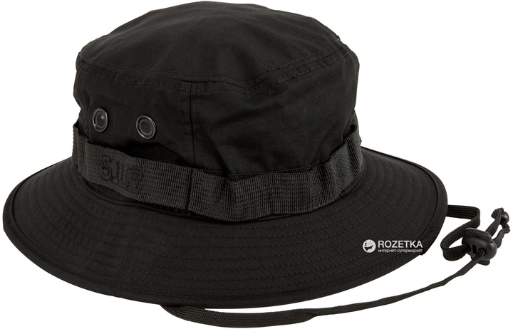 Панамка тактическая 5.11 Tactical Boonie Hat 89422 M/L Black (2000980419531) - изображение 2