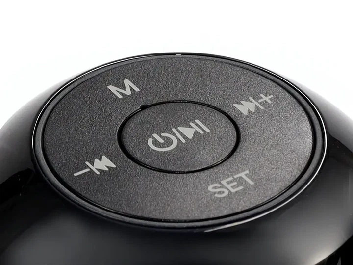 Мінідинамік Bluetooth Kimiso KMS-K12 пластик з картридером та FM радіо - зображення 2
