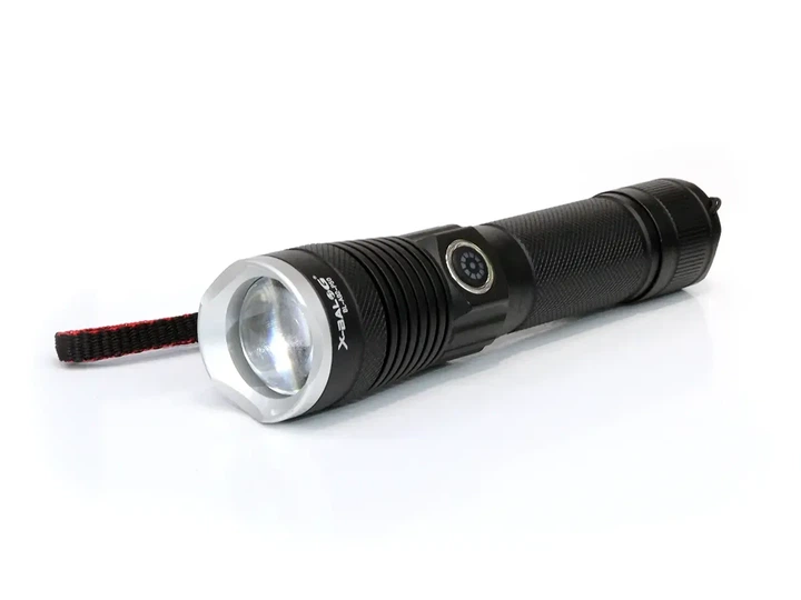 Фонарь полицейский Bailong BL-A92-P50 светодиодный анодированный алюминий USB зум 18650 - Фото 2 Фонарь полицейский Bailong BL-A92-P50 светодиодный анодированный алюминий USB зум 18650 - изображение 2