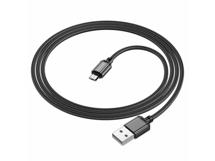Кабель Borofone BX87 Sharp charging data cable for Micro Black - Фото 2 Кабель Borofone BX87 Sharp charging data cable for Micro Black - изображение 2