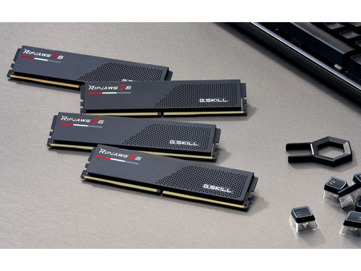 Пам'ять для настільних комп'ютерів G.Skill DDR5 48GB (2x24GB) 6800Mhz Ripjaws S5 Black (F5-6800J3446F24GX2-RS5K) - изображение 3