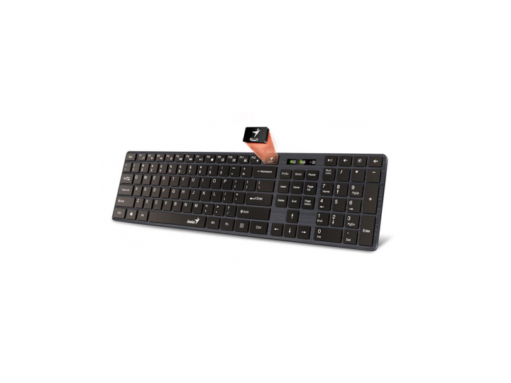 Клавіатура Genius SlimStar 126 USB Black Ukr 31310017407 - Фото 1 Клавіатура Genius SlimStar 126 USB Black Ukr 31310017407 - изображение 1