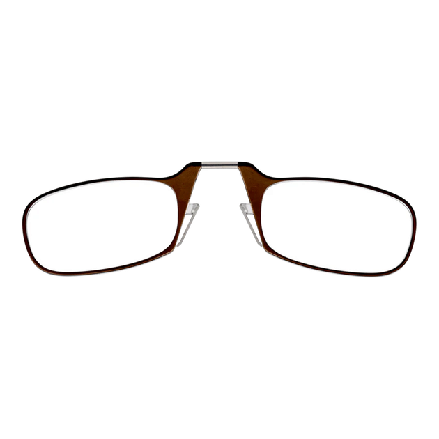 Очки Thinoptics +1.00, коричневые + Чехол универсальный черный (1.0BRBUP) - изображение 3