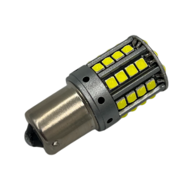 Светодиодная лампа с цоколем BA15s P21W R5 12V-24V 44 SMD белый 2шт - изображение 3