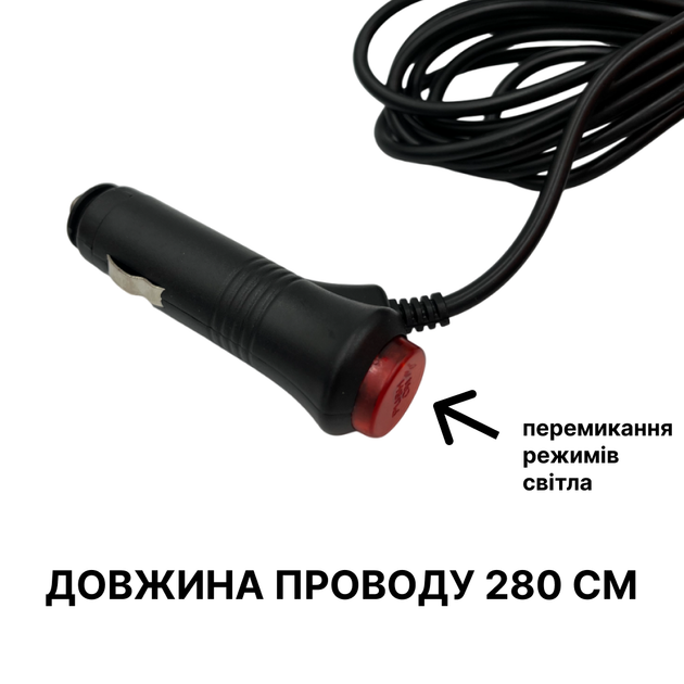 Автомобільний Led Дхо стробоскоп мигалка синього кольору 12-24 вольта на дах авто з магнітами 12 см - зображення 7