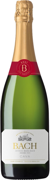 Вино ігристе Bach Cava Extrisimo Brut біле сухе 0.75 л 11.5% (8410013016929) - зображення 1