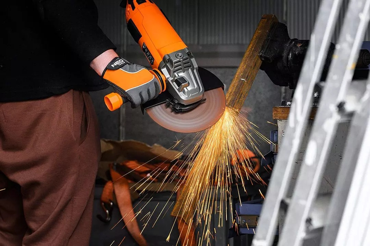 Кутова шліфувальна машина NEO Tools 3000 Вт 230 мм 04-715 (5907558498202) - зображення 10