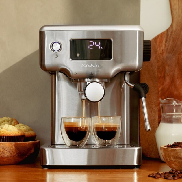 Кавоварка рожкова Cecotec Power Espresso 20 Barista Compact - зображення 4