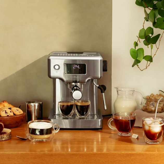 Кавоварка рожкова Cecotec Power Espresso 20 Barista Compact - зображення 5
