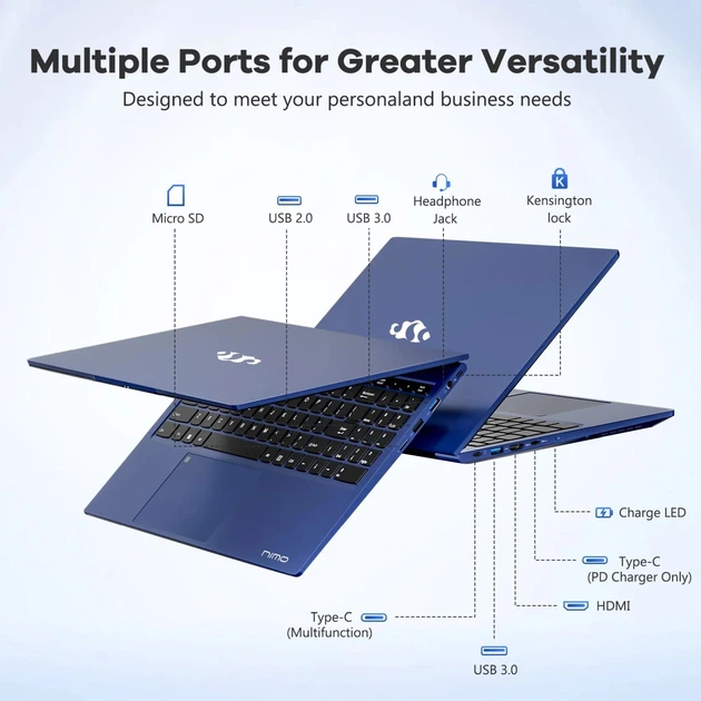Ноутбук NIMO N156 I5-12450H/32/1Tb Blue - изображение 6