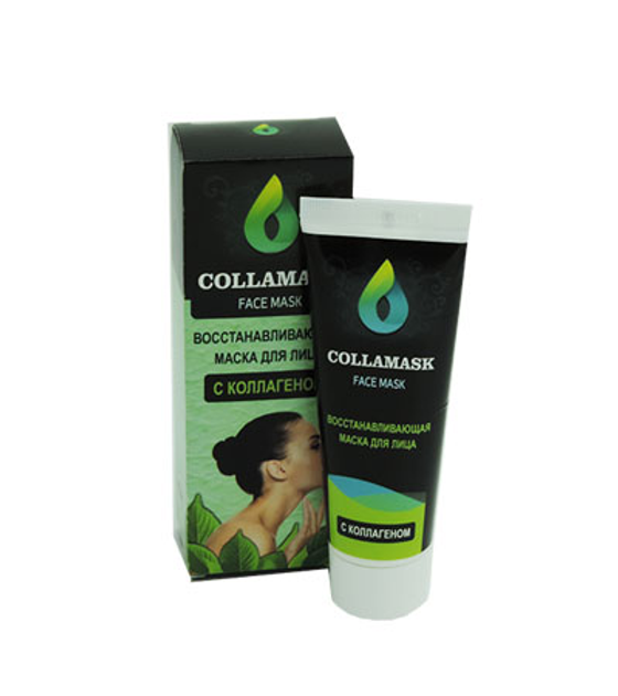 COLLAMASK - маска, Що Відновлює, для обличчя з колагеном (КоллаМаск) - зображення 1