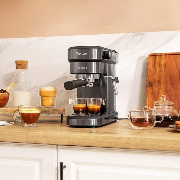 Ekspres do kawy kolbowy Cecotec Cafelizzia 890 Gray (01624) - obraz 6