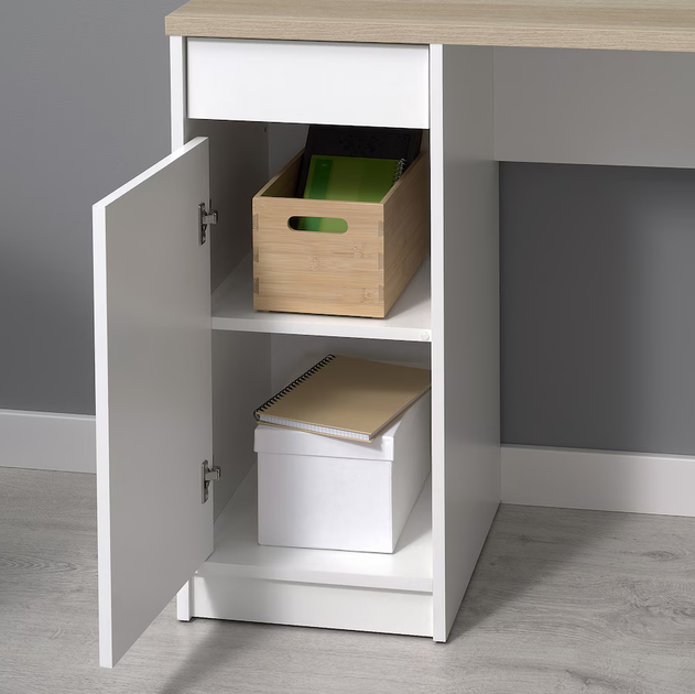 Кутовий комп'ютерний стіл KJELLARNE IKEA 206.136.78 - зображення 4