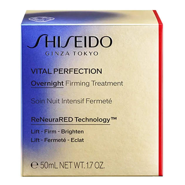 Ночной крем для лица Shiseido Vital Perfection Overnight Firming Treatment 50ml - Фото 4 Ночной крем для лица Shiseido Vital Perfection Overnight Firming Treatment 50ml - изображение 4