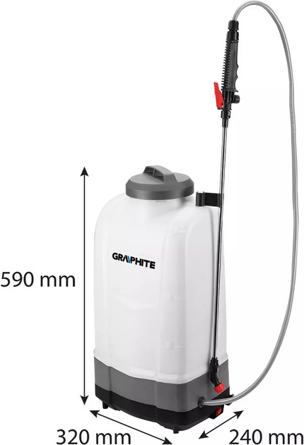 Opryskiwacz akumulatorowy Graphite Energy + 58GE106 (5902062073037) - obraz 10