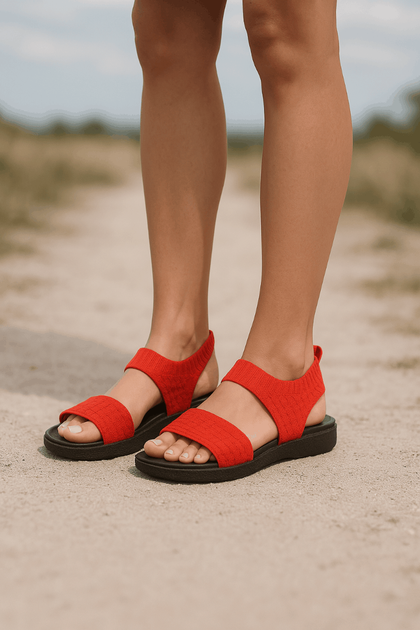 Босоніжки QShoes B2-6R 37 Червоний - Фото 4 Босоніжки QShoes B2-6R 37 Червоний - зображення 4