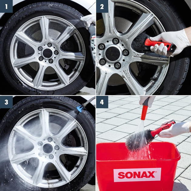 Szczotka do mycia felg Sonax Rim Brush 30 cm (4064700417908) - obraz 3